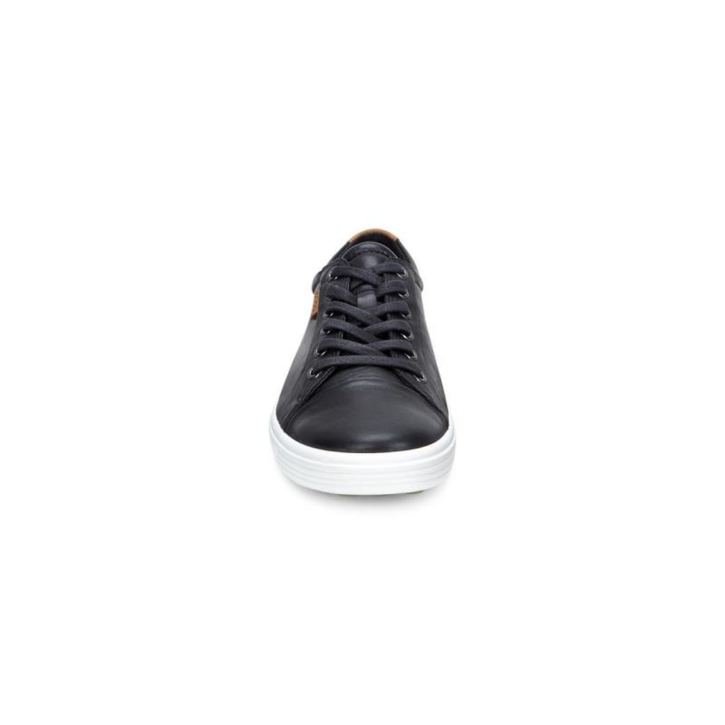 Ecco Soft 7 Black Leather Women's Sneaker 430003-01001