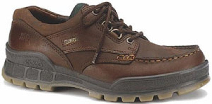 Ecco Track II Low Bison Waterproof Leather Shock Absorbent Mens Casual