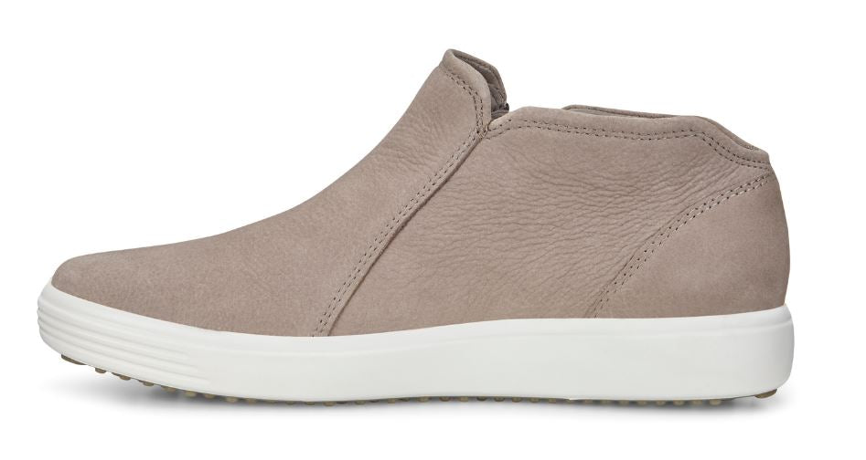 Ecco Warm Grey/Powder Soft 7 Womens Low Booties 430243-50666