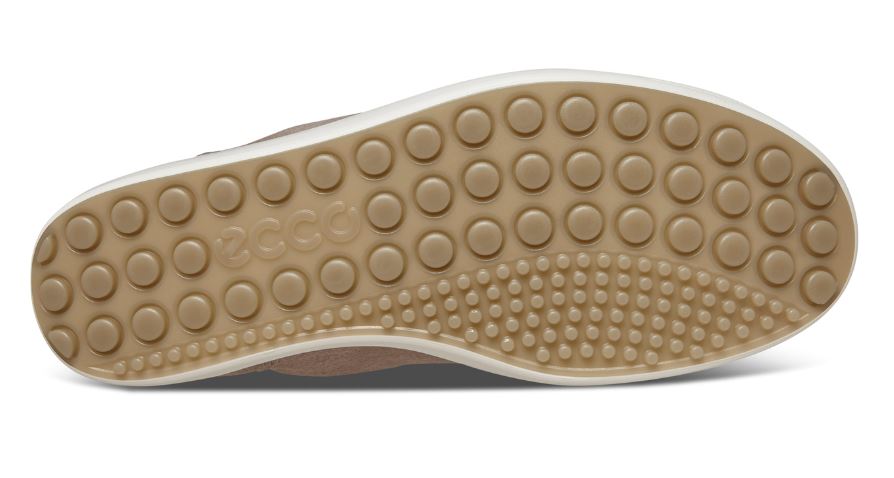 Ecco Warm Grey/Powder Soft 7 Womens Low Booties 430243-50666