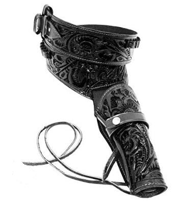 El Paso Trading Adult Black Leather Gun Holster and Belt 357HOLSTER