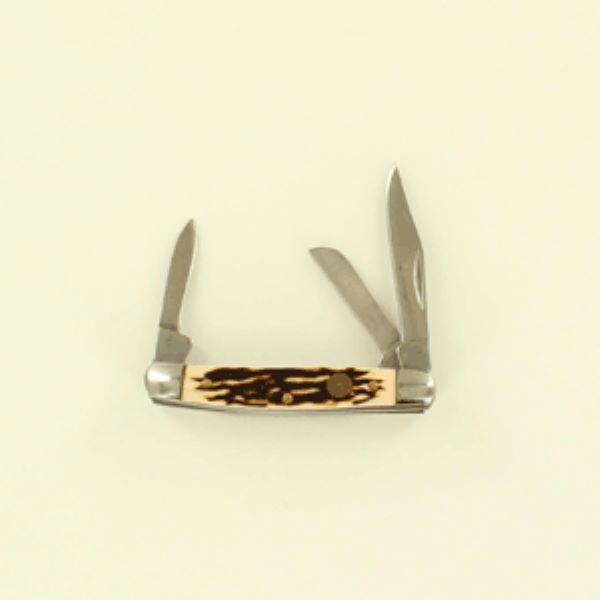 Elk Ridge 3 Bladed Folding Stockman Knife DKER323SI