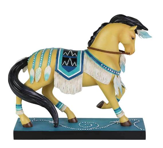 Enesco Multi Color Native Paint Horse Figurine 60044261