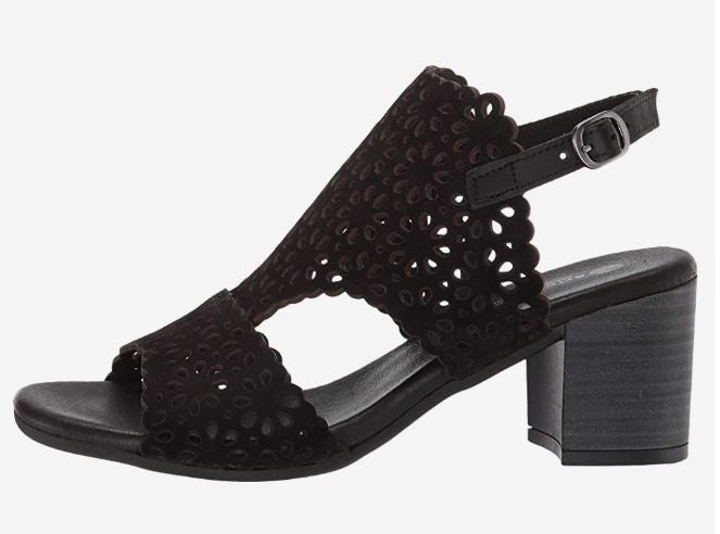Eric Michael Black Delilah Womens Open Toe Sandals