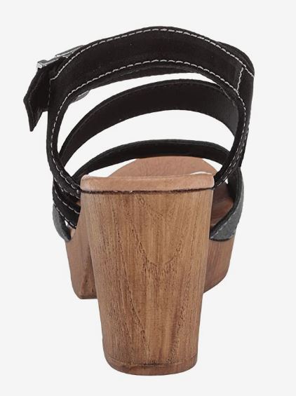 Eric Michael Grey Jamie Womens Adjustable Buckle Sandals