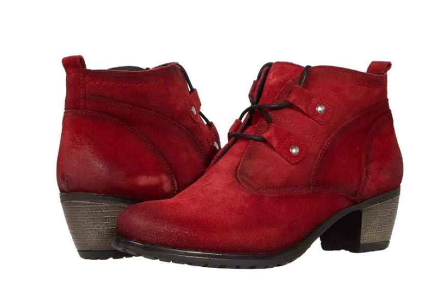 Eric Michael Red Hillary Women's Boots HILLARY-RED