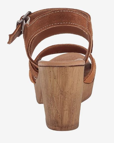 Eric Michael Tan Jamie Womens Adjustable Buckle Sandals