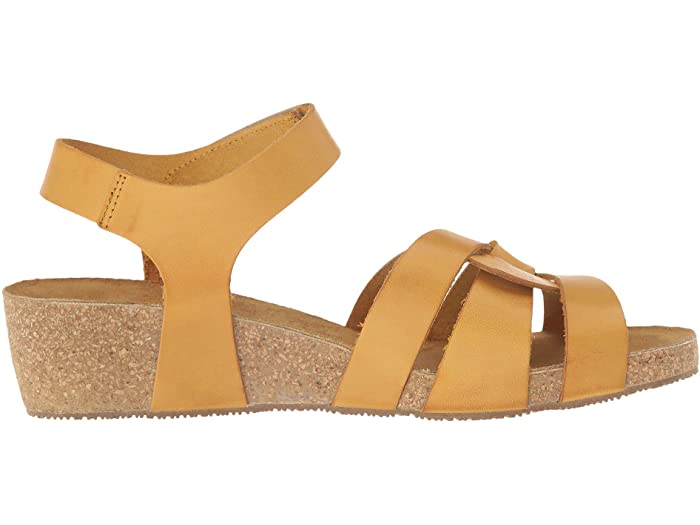 Eric Michael Yellow Adjustable Strap Womens Sandals MILLIE