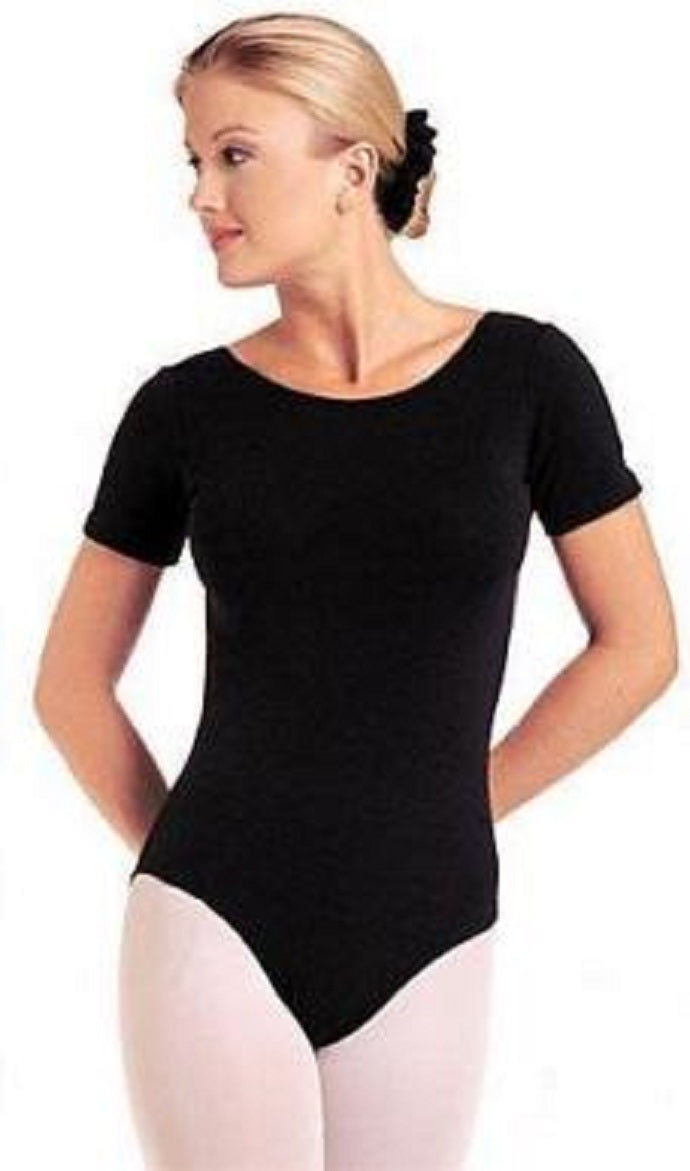 Eurotard Adult Short Sleeve Cotton Lycra Leotard 10475