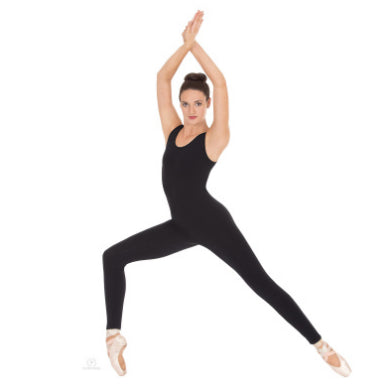 Eurotard Black Adult Tank Unitard 1029EUR-BK