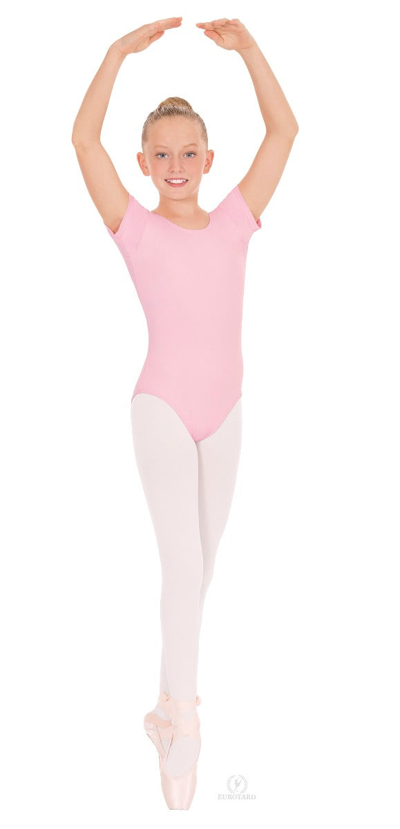Eurotard Child Short Sleeve Microfiber Leotard 44475C