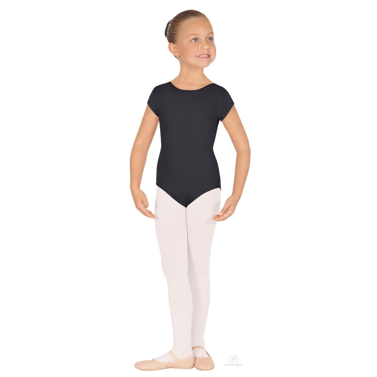 Eurotard Child Short Sleeve Microfiber Leotard 44475C