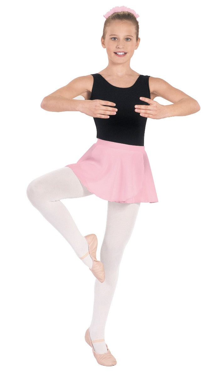 Eurotard Girls Chiffon Mock Wrap Skirt 10127