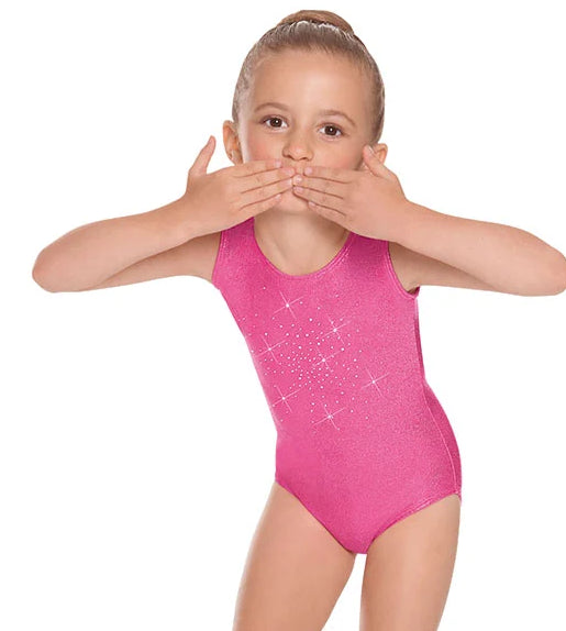 Eurotard Rhinestone Metallic Gymnastics Leotard 29189C