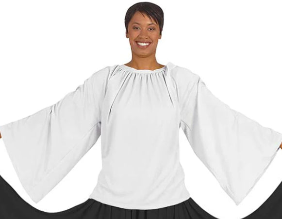 Eurotard Unisex Polyester Loose Fit Angel Sleeve Praise Top 13730
