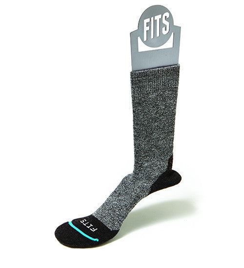 F1001 Brown Medium Hiker- Crew Cut Fits Socks