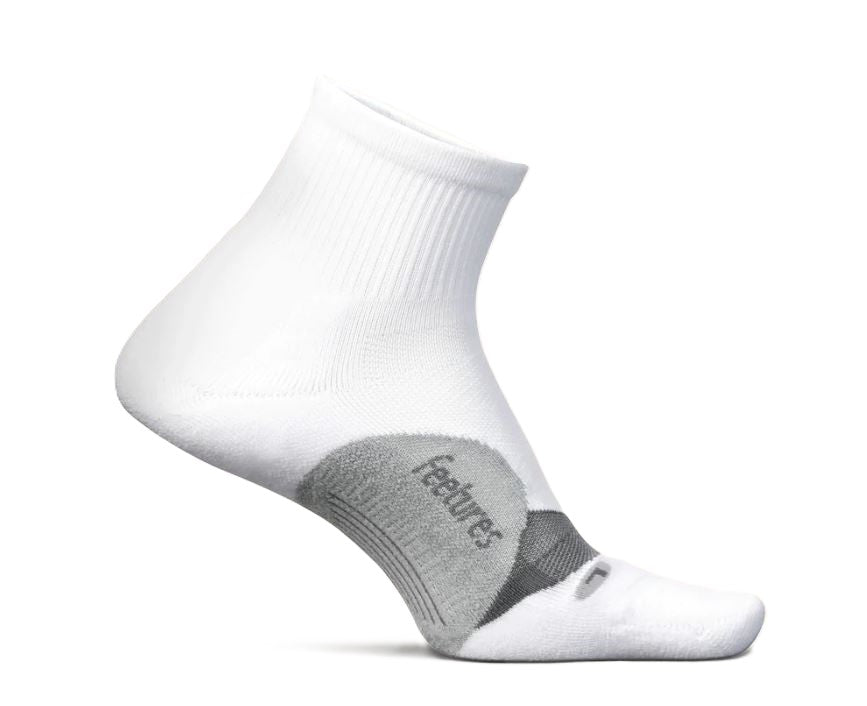 Feetures White ELite Light Cushion Quarter Socks (1 pair) E205158