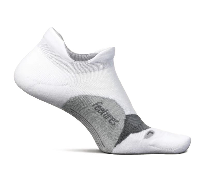 Feetures White Elite Light Cushion Tab Socks (1 Pair) E5030158