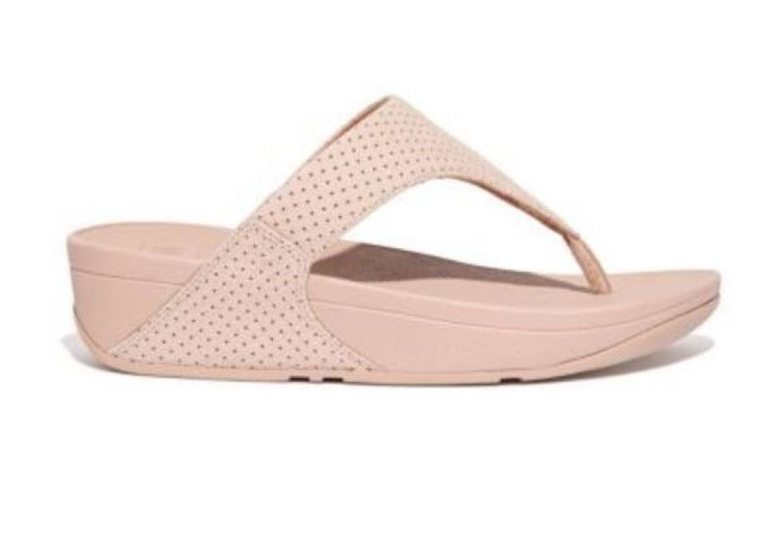 Fitflop Beige Lulu Perf Croc Womens Sandals EU6-137