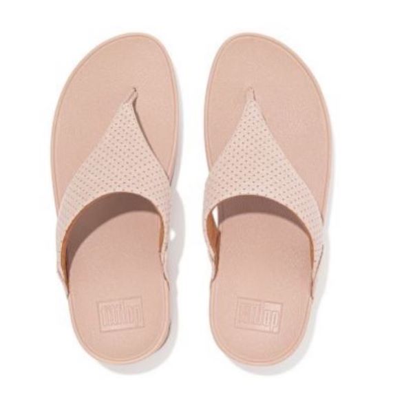 Fitflop Beige Lulu Perf Croc Womens Sandals EU6-137