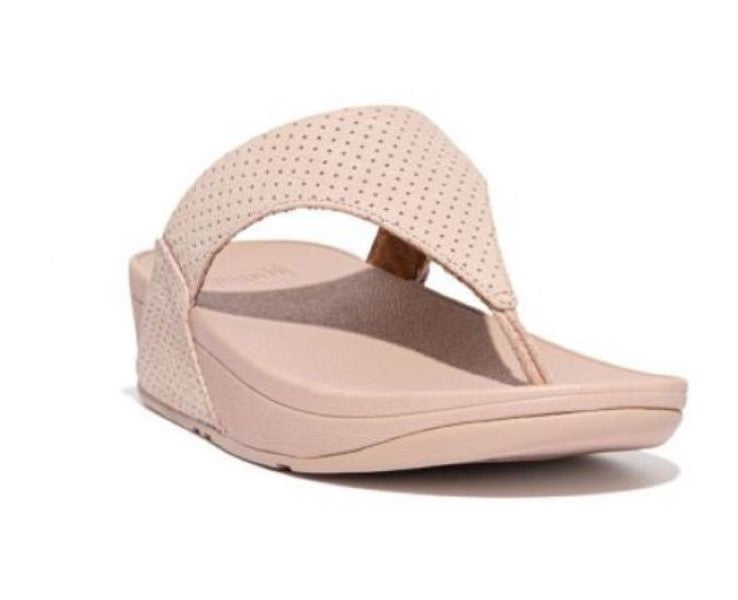 Fitflop Beige Lulu Perf Croc Womens Sandals EU6-137