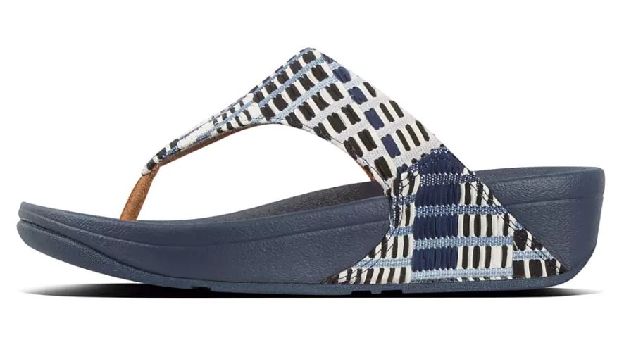 Fitflop Denim Art-Denim Toe-Thong Womens Sandals T95-406