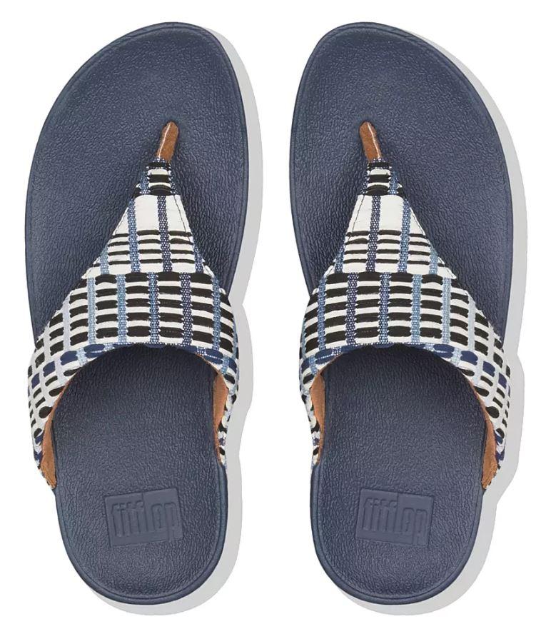 Fitflop Denim Art-Denim Toe-Thong Womens Sandals T95-406