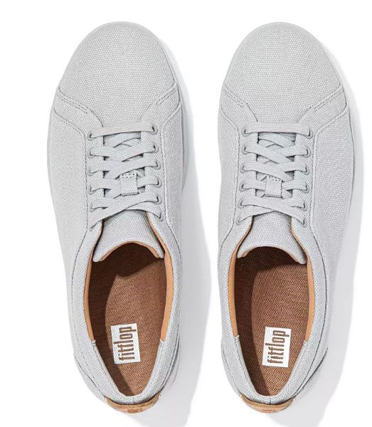 Fitflop Soft Grey Rally Womens Trainer Sneakers FB8-482