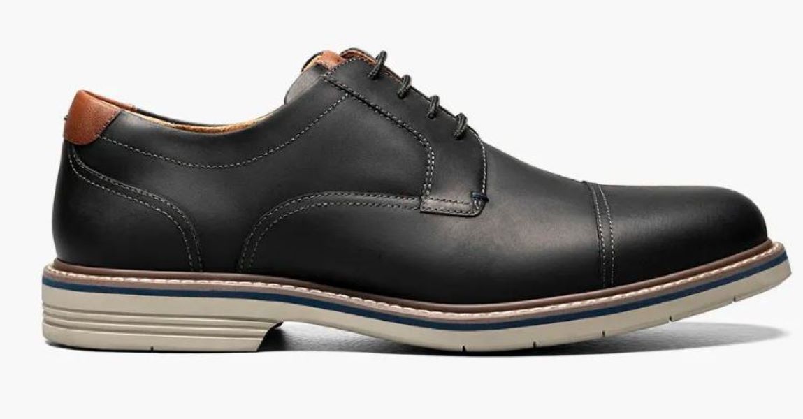 Florsheim Black CH Norwalk Cap Toe Oxford Men's Dress Shoes 13368-010