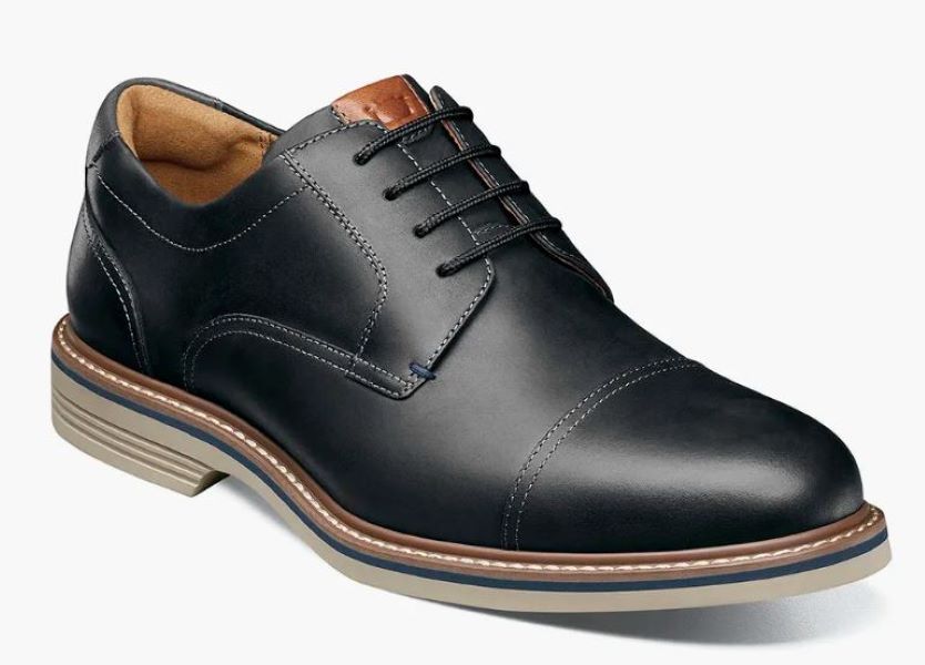 Florsheim Black CH Norwalk Cap Toe Oxford Men's Dress Shoes 13368-010