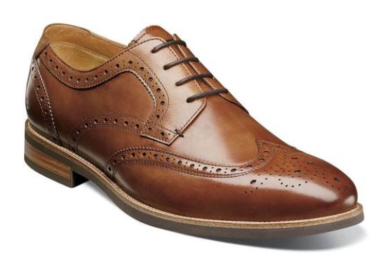 Florsheim Cognac Men's Uptonn Wingtip Oxford 15170