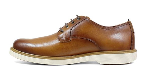 Florsheim Cognac Supacush Plain Toe Mens Oxford Shoes 13317-221
