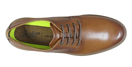 Florsheim Cognac Supacush Plain Toe Mens Oxford Shoes 13317-221