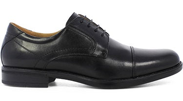 Florsheim Midtown Cap Toe Oxford Black Leather Mens Dress 12138-001
