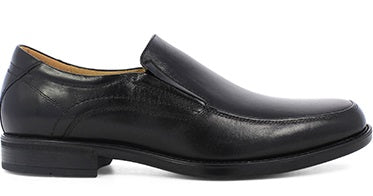 Florsheim Midtown Moc Slip On Black Leather Mens Dress 12137-001