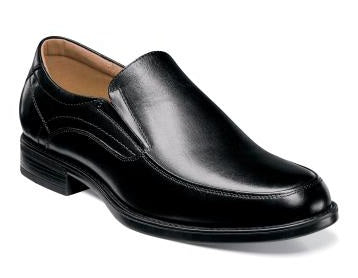 Florsheim Midtown Moc Slip On Black Leather Mens Dress 12137-001