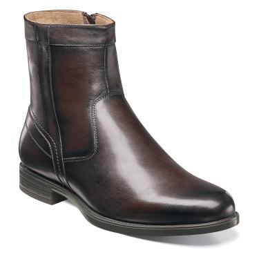 Florsheim Midtown Plain Toe Boot Brown Leather Mens Dress 12140-200