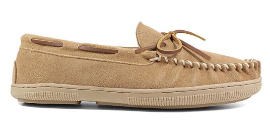 Florsheim Sand Cozzy Moc Toe Tie Slipper 12184-269