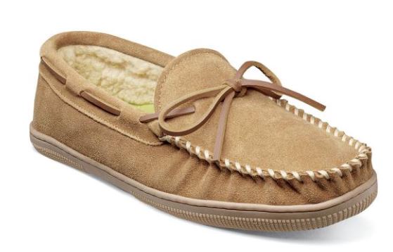 Florsheim Sand Cozzy Moc Toe Tie Slipper 12184-269