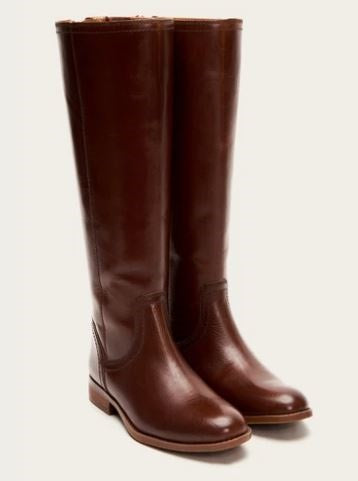 Frye and Co. Women 's Cognac Jolie Back Zip Boot 70691