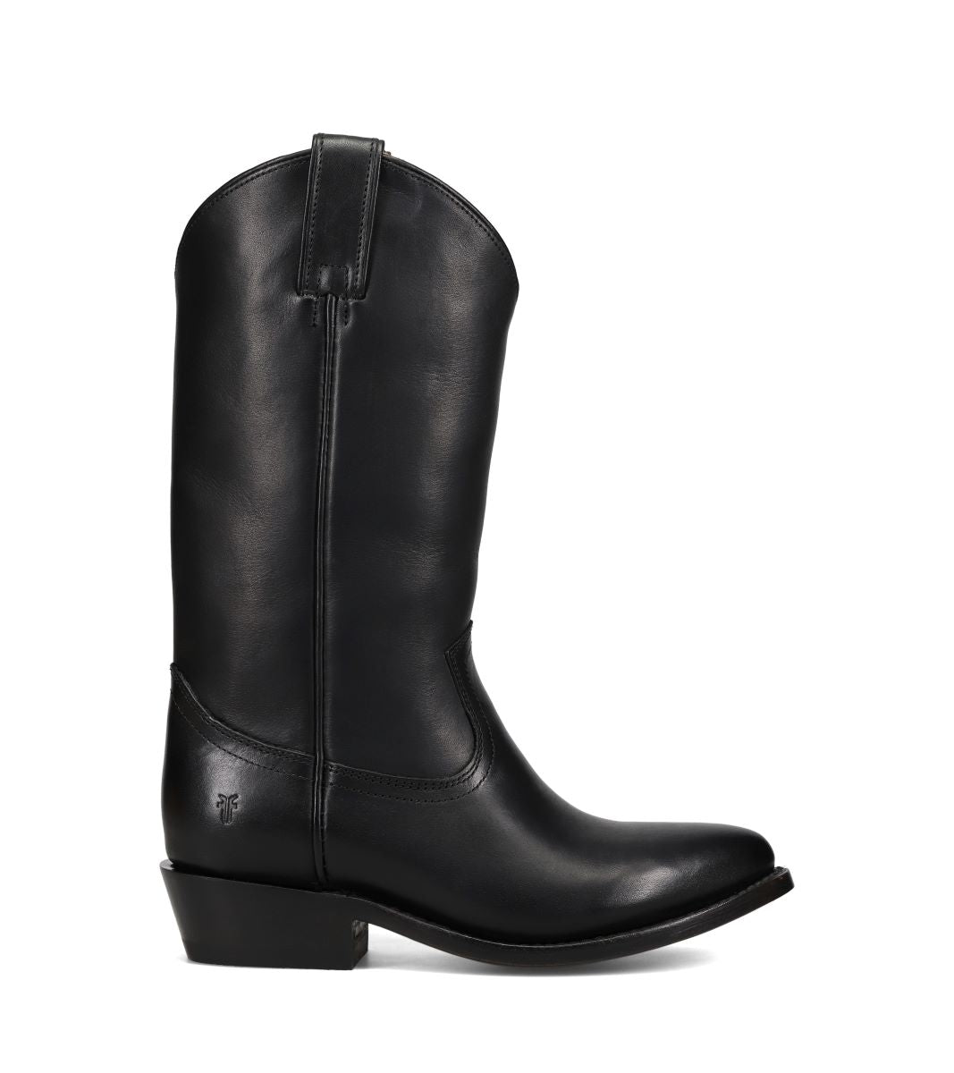 Frye Black Billy Women's 11.5 Inch Pointed Toe Pull On Boots 3470428-BLK