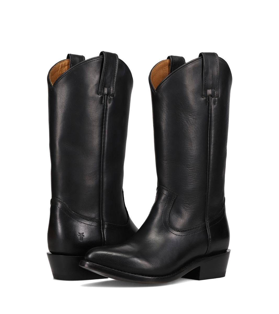 Frye Black Billy Women's 11.5 Inch Pointed Toe Pull On Boots 3470428-BLK