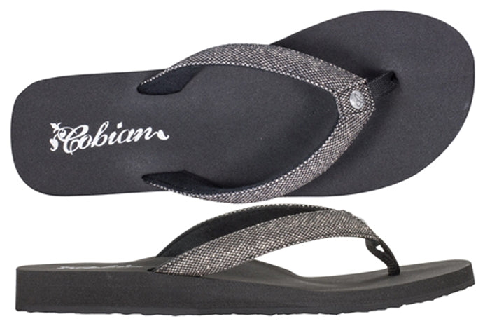 FSB13-PEWTER FIESTA SKINNY BOUNCE Flip-Flop Cobian Ladies Sandals