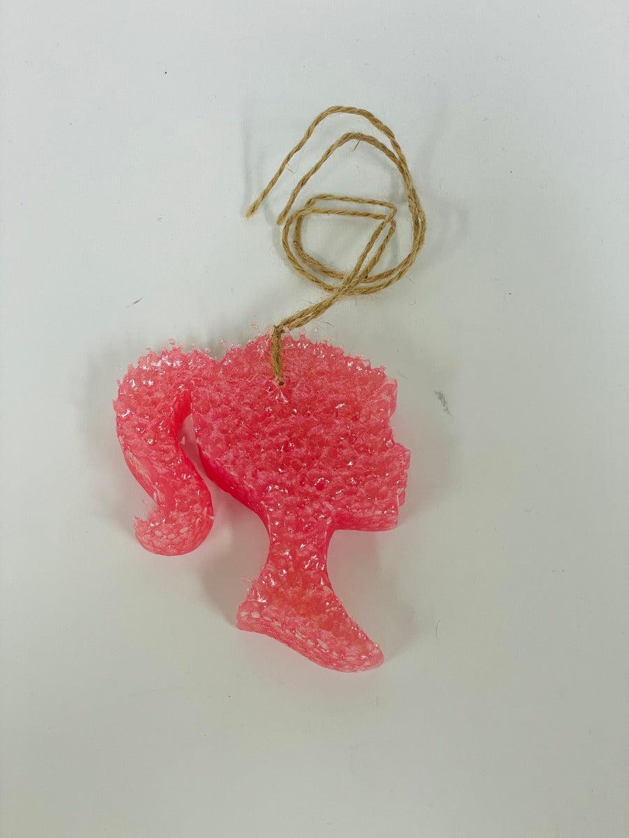 Funky Freshie Barbie Pink Sugar Scent Car Freshner