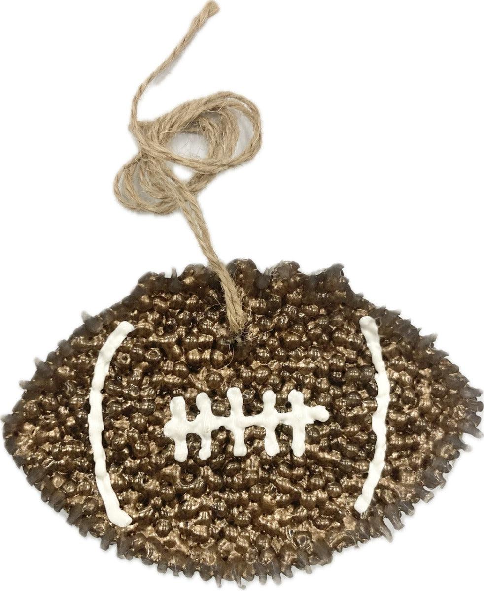 Funky Freshies Brown Football Shaped Leather Scented Freshener 1607