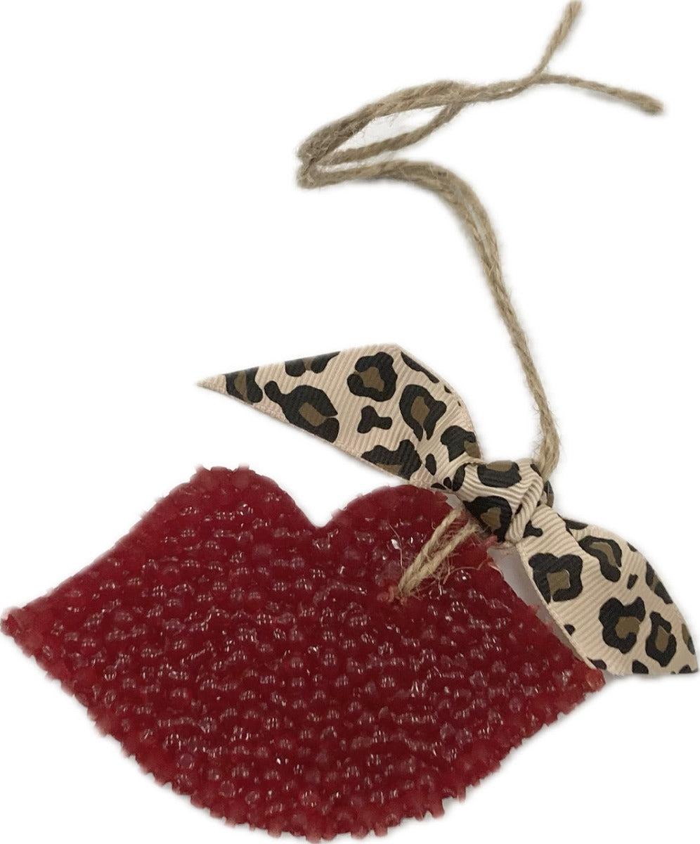 Funky Freshies Red and White The Hotel Lips Shaped Freshener 1603