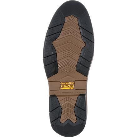 GB00103 Brown Carbo-Tec Waterproof Wellington Georgia Mens Work Boots