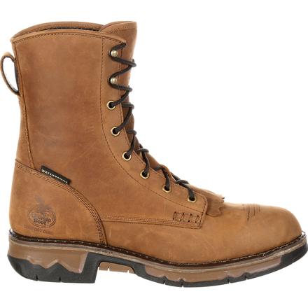 GB00114 Brown Carbo-Tec Waterproof Lacer Georgia Mens Work Boots