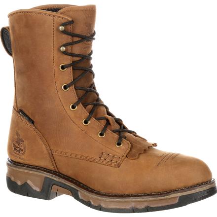 GB00114 Brown Carbo-Tec Waterproof Lacer Georgia Mens Work Boots