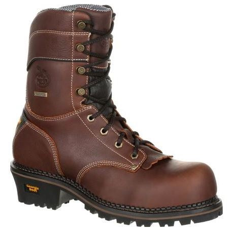 Georgia Boot AMP LT Logger Composite Toe Waterproof Mens Work Boot GB00236 **ONLINE ONLY